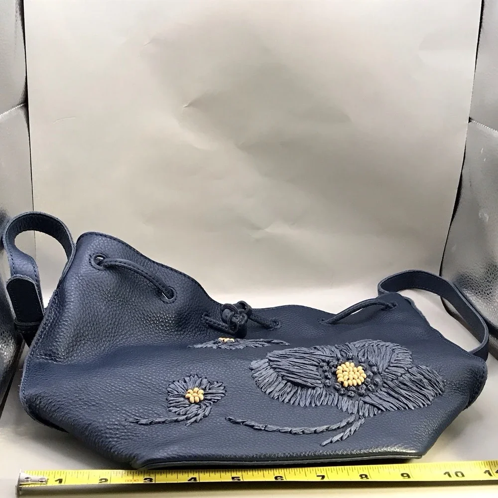 The Sak‎ Leather Embroidered Purse With Drawstring 13
